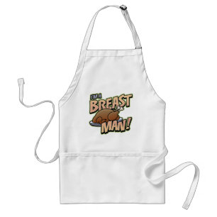 Funny Thanksgiving Breast Man apron