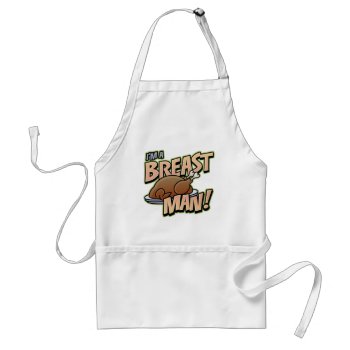 Funny Thanksgiving Breast Man Apron by koncepts at Zazzle