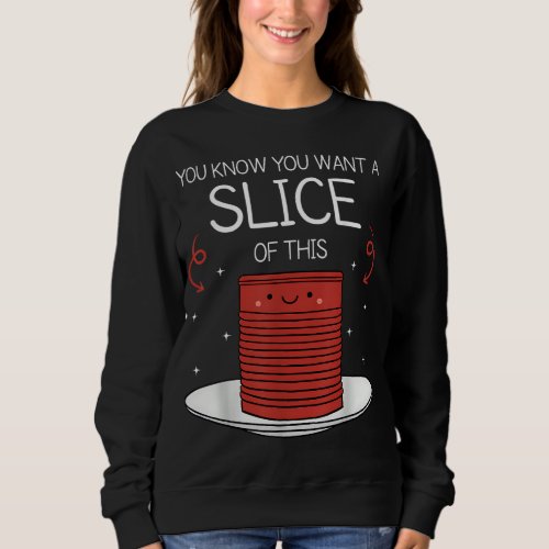 Funny Thanksgiving Canned Cranberry Sauce Sweatshirt