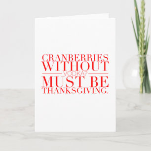 Funny Thanksgiving Card