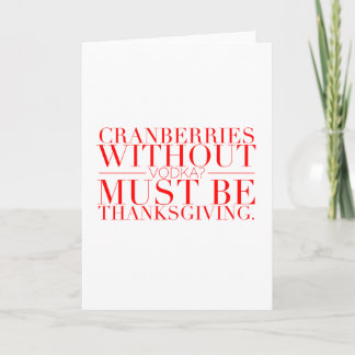 Funny Thanksgiving Card