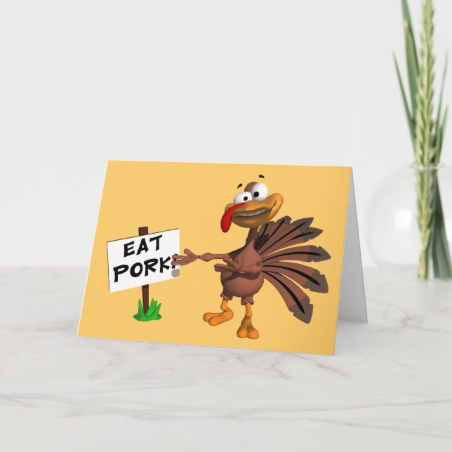 Funny Thanksgiving card (Front)