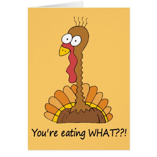 Funny Thanksgiving card - Customized | Zazzle