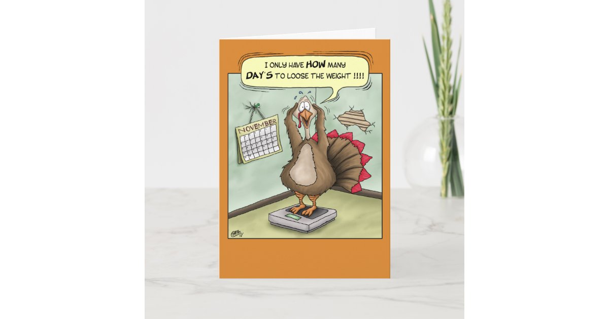 Funny Thanksgiving Cards: Stuffed Holiday Card | Zazzle