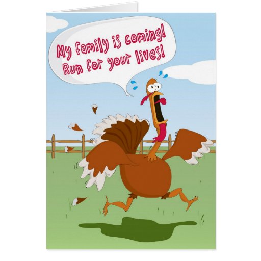 Funny Thanksgiving Day Greeting Card | Zazzle