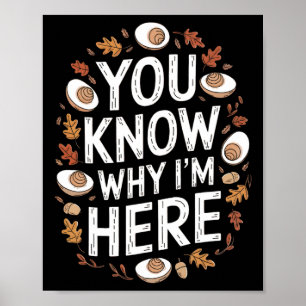 Funny Thanksgiving Deviled Egg Lovers You Know Why Poster