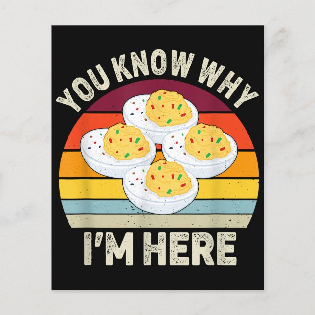 Funny Thanksgiving Deviled Eggs You Know Why I'm H (Front)