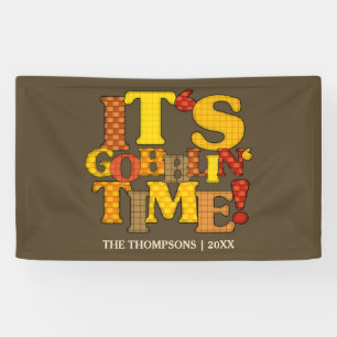 Funny Thanksgiving Dinner Banner