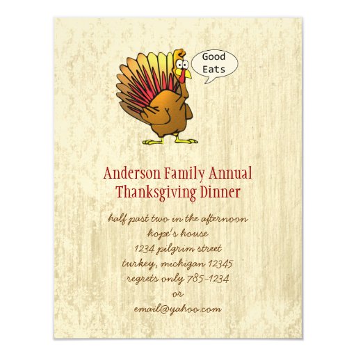 Funny Thanksgiving Dinner Invitations 6