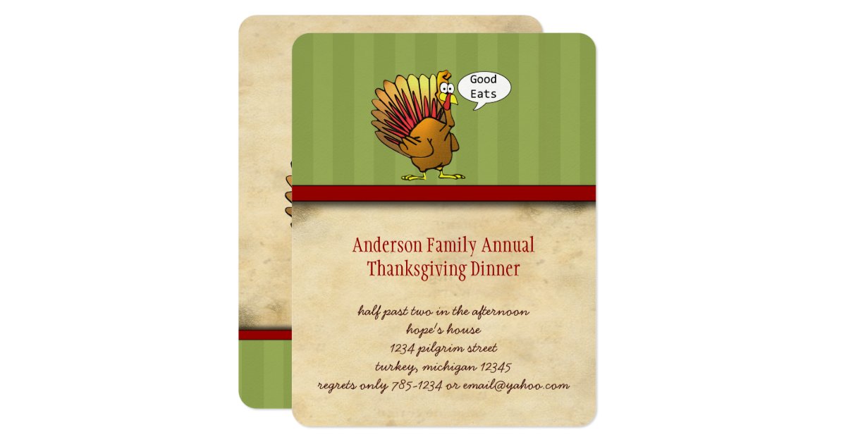 Funny Thanksgiving Dinner Invitations 10