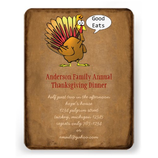 Funny Thanksgiving Dinner Invitations 5