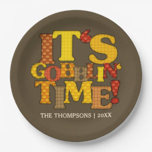 Funny Thanksgiving Dinner Paper Plates