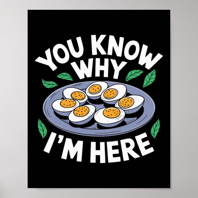 Funny Thanksgiving Dinner You Know Why I'm Here Re Poster (Front)