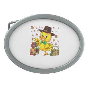 Funny Thanksgiving Duck Turkey Boys Girls  Belt Buckle
