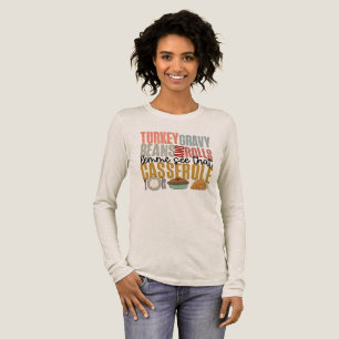 Funny Thanksgiving Family urkey Gravy Beans Tri-Blend Shirt