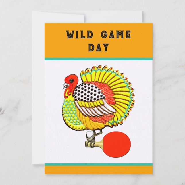Funny Thanksgiving Feast Invitations (Front)