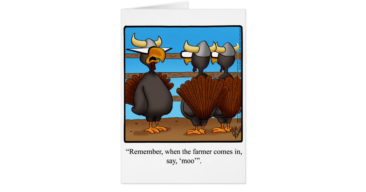 Funny Thanksgiving Greeting Card