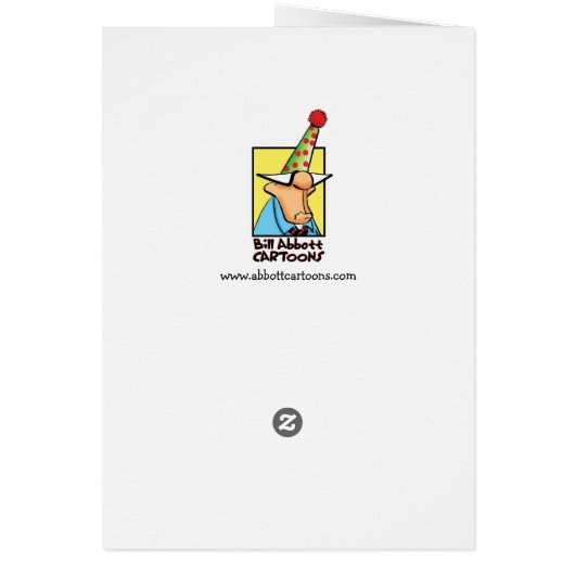 Funny Thanksgiving Greeting Card (Back)