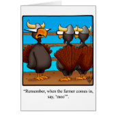 Funny Thanksgiving Greeting Card (Front)
