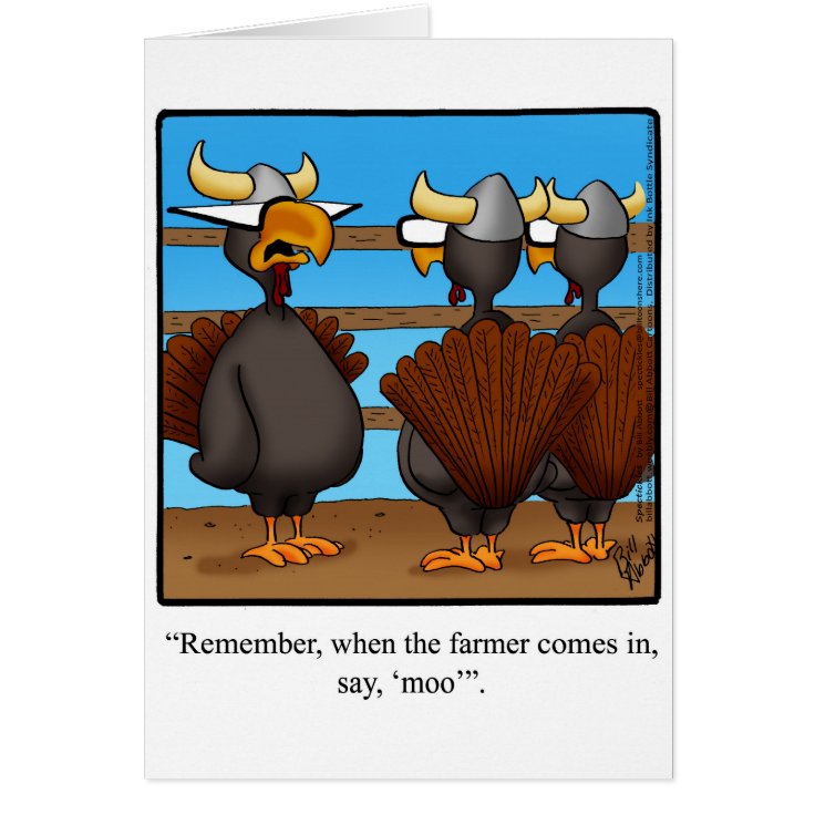 Funny Thanksgiving Greeting Card | Zazzle