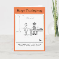 Funny Thanksgiving Greeting Card