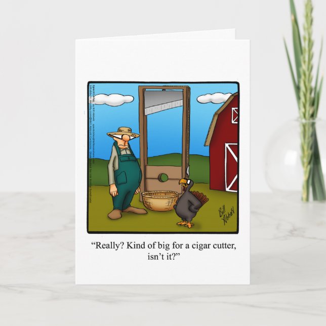 Funny Thanksgiving Greeting Card "Spectickles" (Front)