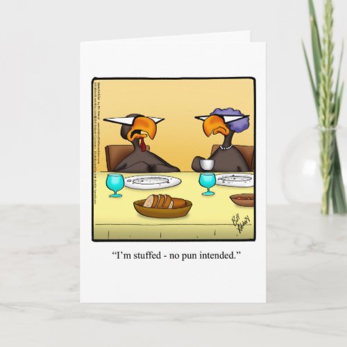 Funny Thanksgiving Greeting Card Spectickles