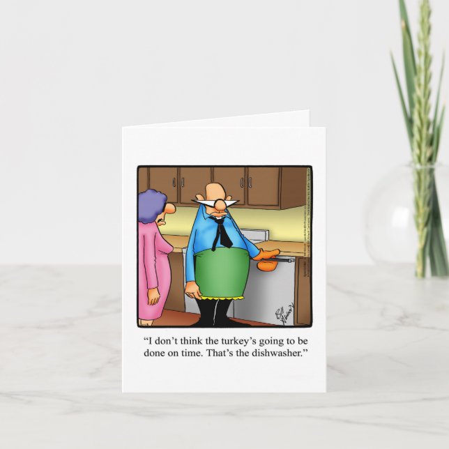 Funny Thanksgiving Greeting Card "Spectickles" (Front)