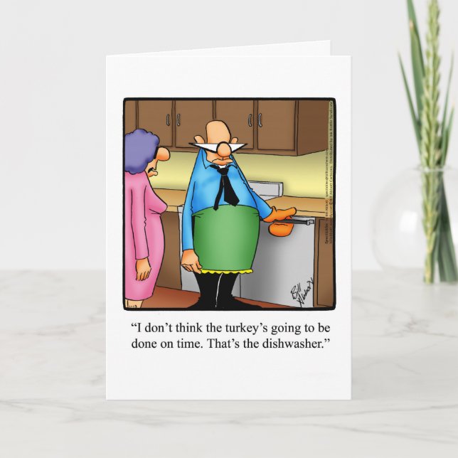 Funny Thanksgiving Greeting Card "Spectickles" (Front)