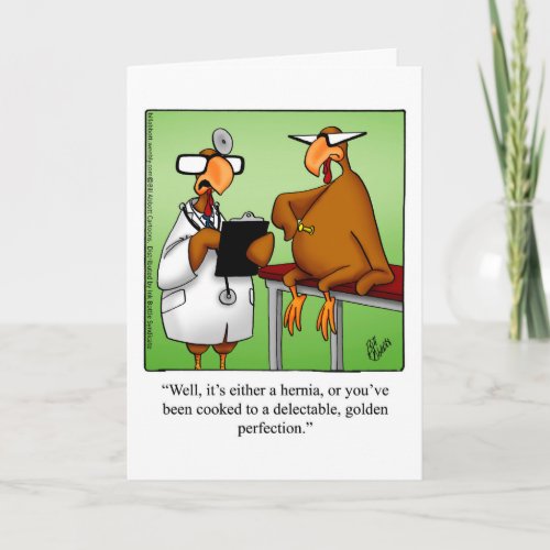 Funny Thanksgiving Greeting Card Spectickles
