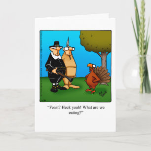Funny Thanksgiving Greeting Card "Spectickles"