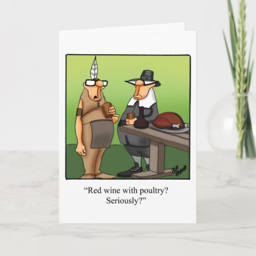 Funny Thanksgiving Greeting Card Spectickles