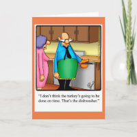 Funny Thanksgiving Greeting Card 