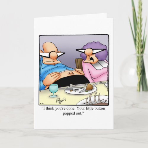 Funny Thanksgiving Greeting Card Spectickles