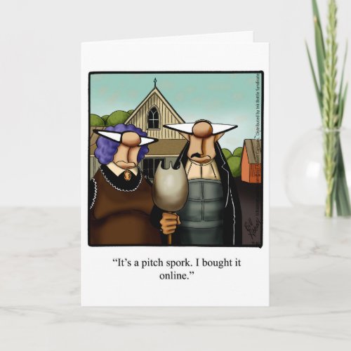 Funny Thanksgiving Greeting Card Spectickles