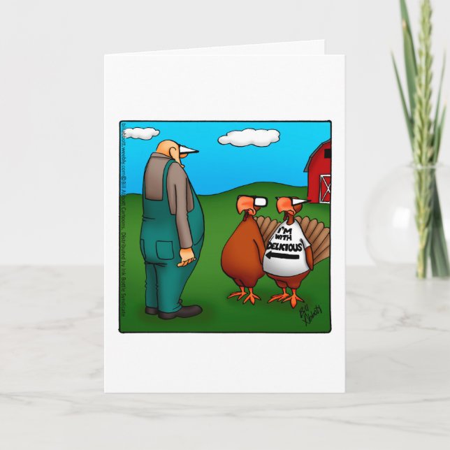Funny Thanksgiving Greeting Card "Spectickles" (Front)