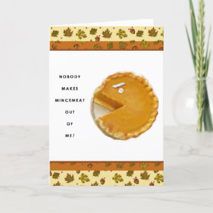 Funny Thanksgiving Holiday Card