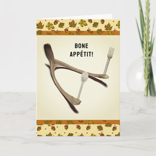 Funny Thanksgiving Holiday Card (Front)