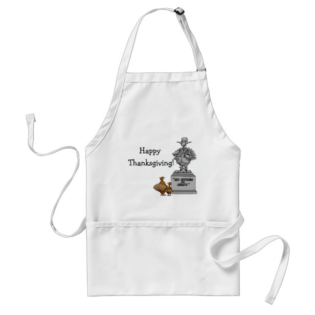 Funny Thanksgiving Humor Apron Gift (Front)