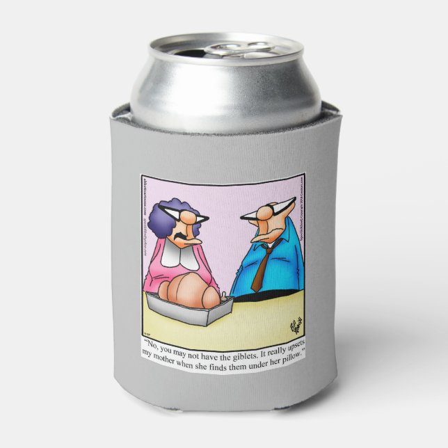 Funny Thanksgiving  Humor Beer Cooler Gift (Can Front)