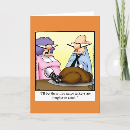 Funny Thanksgiving Humor Greeting Card | Zazzle.com