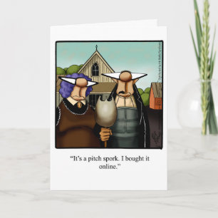 Funny Thanksgiving Humor Greeting Card