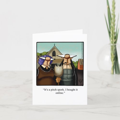 Funny Thanksgiving Humor Greeting Card