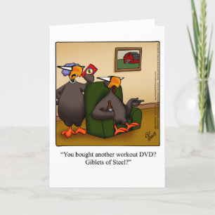 Funny Thanksgiving Humor Greeting card