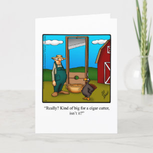 Funny Thanksgiving Humor Greeting Card