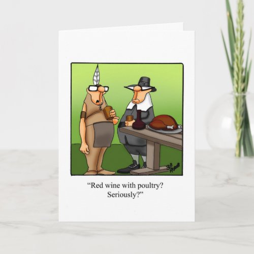 Funny Thanksgiving Humor Greeting Card Spectickles