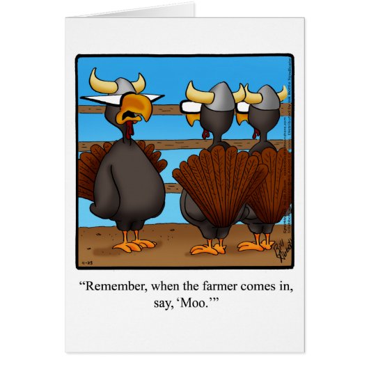 Funny Thanksgiving Humor Greeting Card Spectickles (Front)