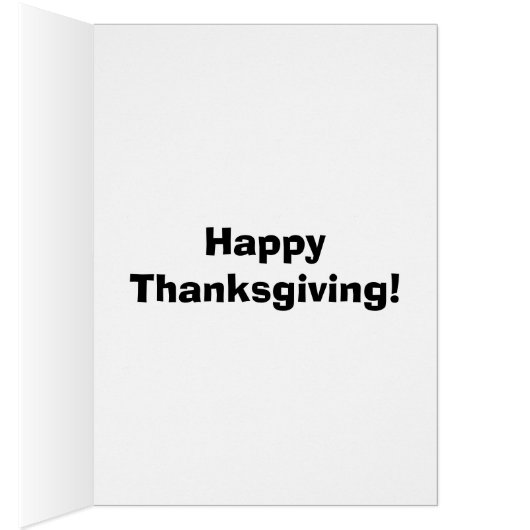 Funny Thanksgiving Humor Greeting Card Spectickles (Inside (Right))