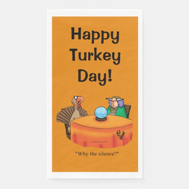 Funny Thanksgiving Humor Guest Towels (Front)