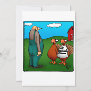 Funny Thanksgiving Humor Holiday Card